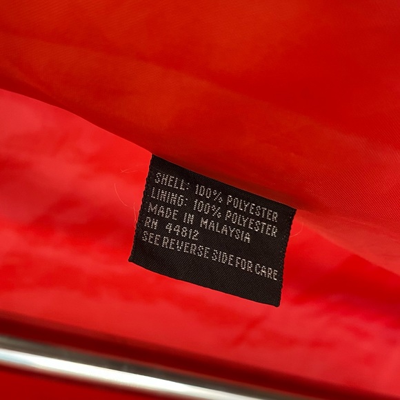 Vintage Belted Windbreaker Trench Shoulder Pads Size 12 - Picture 10 of 10